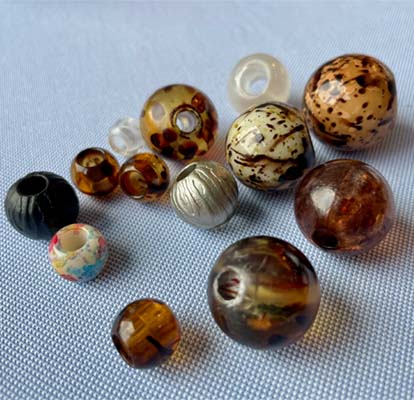 Polyester Beads - Buttons