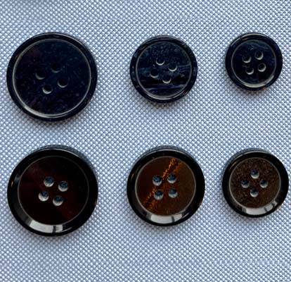 Blazer Polyester Buttons