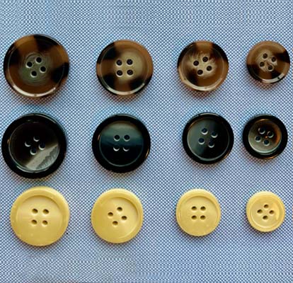 Fancy Polyester Buttons