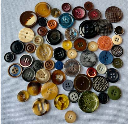 Custom Logo Polyester Buttons