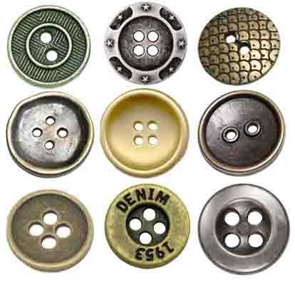 Sewing Holed Buttons