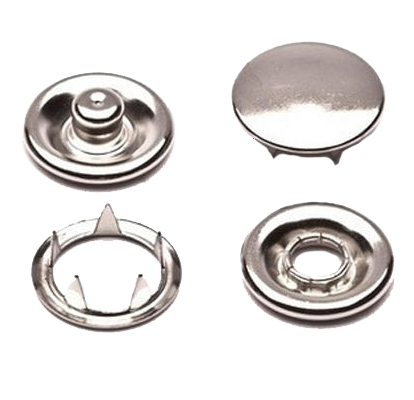 Cap-Prong Snap Button
