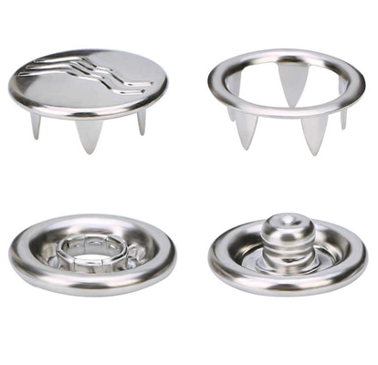 Logo Cap Prong Snap Buttons